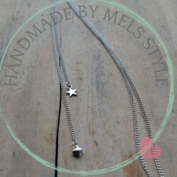 Handgemaakte schuifketting Fleur