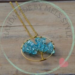 handgemaakte ketting levensboom