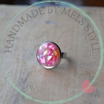Handgemaakte ring Fleur