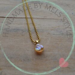 Goudkleurige ball chain ketting