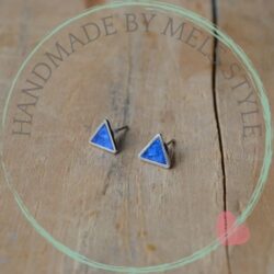 Handgemaakte driehoek oorbellen
