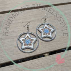 Handgemaakte oorbellen stars
