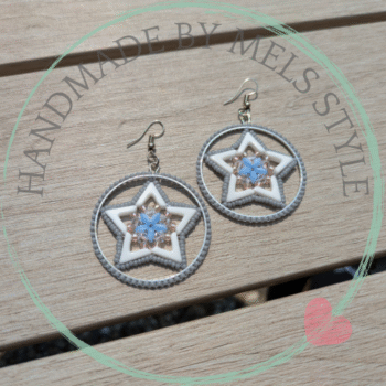 Handgemaakte oorbellen stars