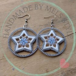 Handgemaakte oorbellen stars
