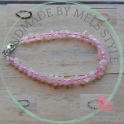 Handgemaakte armband natuursteen
