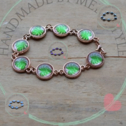 Handgemaakte armbanden glascabochons