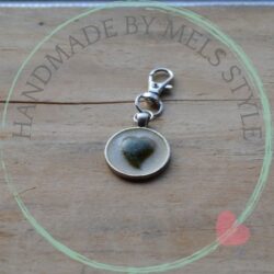Handgemaakte sleutel & tassenhanger Love