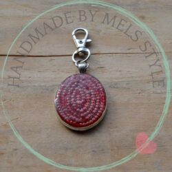 Handgemaakte sleutel & tassenhanger loved