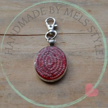 Handgemaakte sleutel & tassenhanger loved