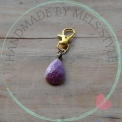 Handgemaakte sleutel & tassenhanger passion
