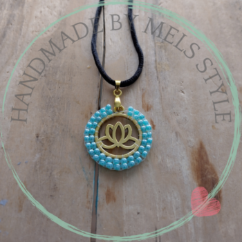 Handgemaakte ketting lotus