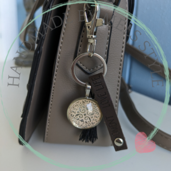 Handgemaakte sleutel & tassenhanger Tessa - Afbeelding 2