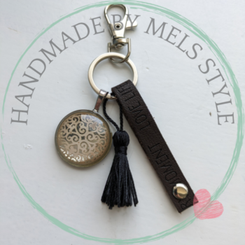 Handgemaakte sleutel & tassenhanger Tessa - Afbeelding 3