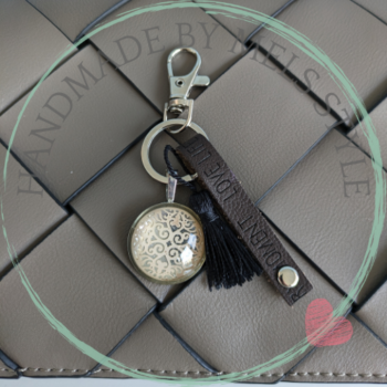 Handgemaakte sleutel & tassenhanger Tessa - Afbeelding 4